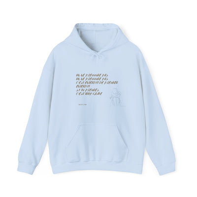 Hoodie "On ne pleure pas" - Écrit en Beige