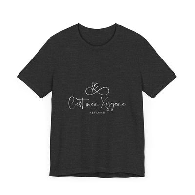T-shirt "C mon Xygène" écrit blanc