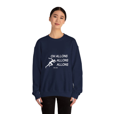 Sweatshirt "Oh Allons Allons" - Écrit Blanc