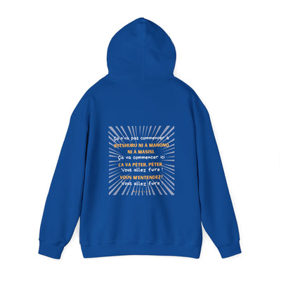 Hoodie "Ça va péter" écrit blanc