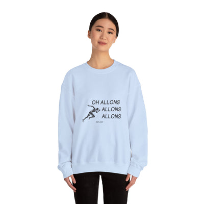 Sweatshirt "Oh Allons Allons" - Écrit Noir