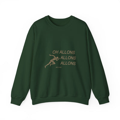 Sweatshirt "Oh Allons Allons" - Écrit Beige