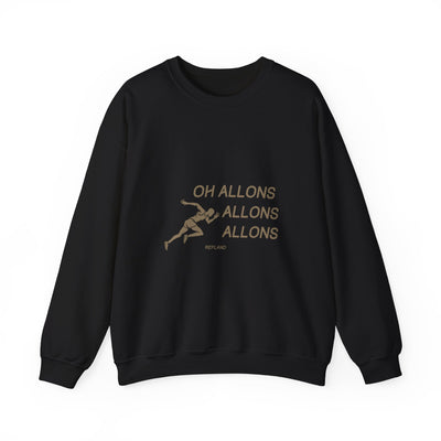 Sweatshirt "Oh Allons Allons" - Écrit Beige