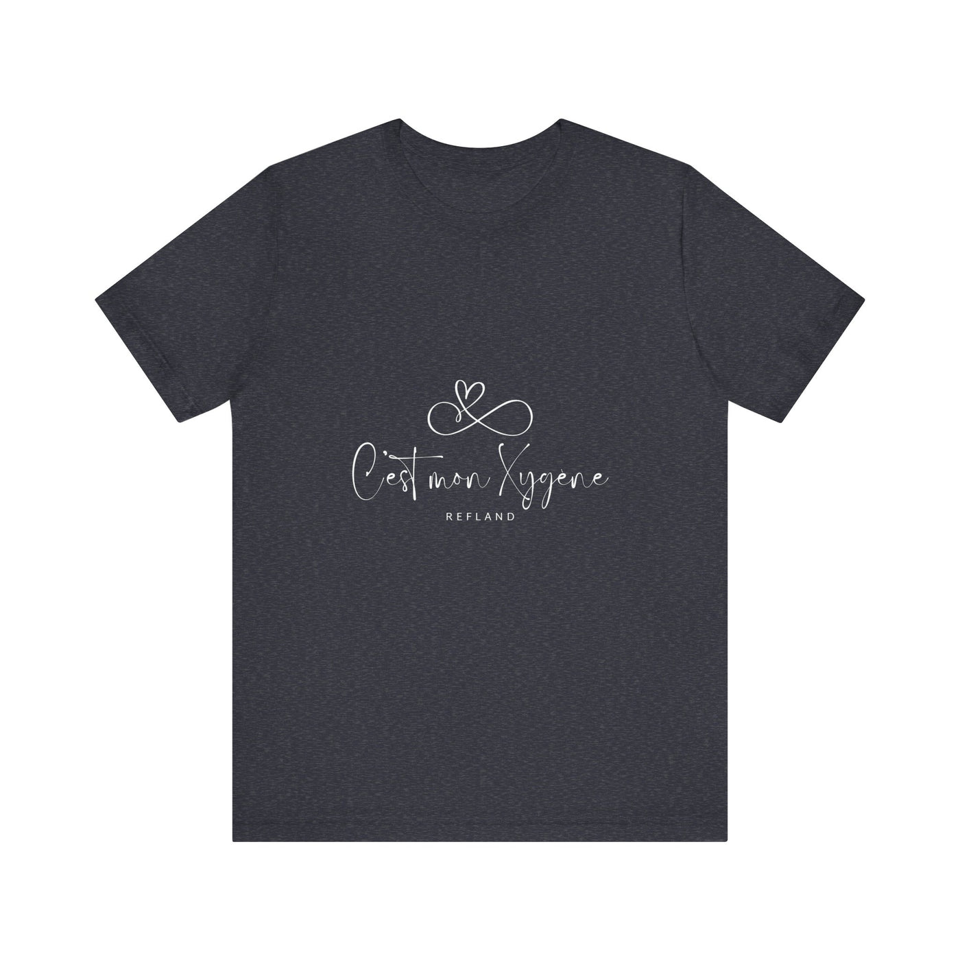 T-shirt "C mon Xygène" écrit blanc