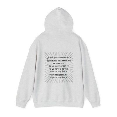 Hoodie "Ça va péter" ecrit noir