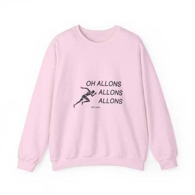 Sweatshirt "Oh Allons Allons" - Écrit Noir