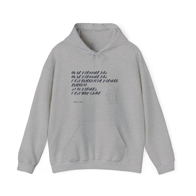 Hoodie "On ne pleure pas" - Écrit en Bleu