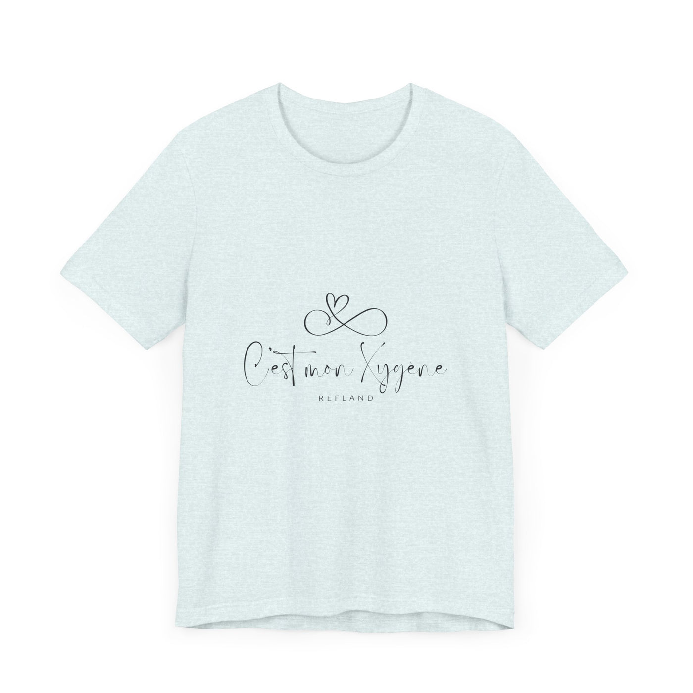 T-shirt "C mon Xygène" écrit noir
