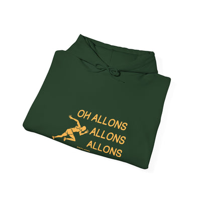 Hoodie "Oh allons allons" - Texte Jaune