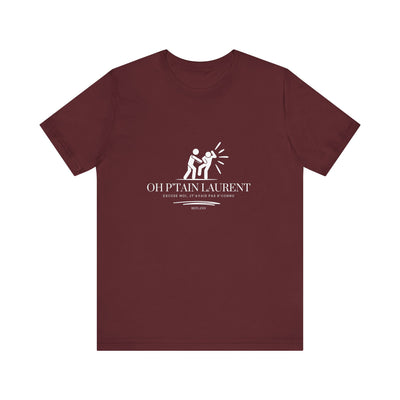 T-shirt - "Oh Ptain Laurent" show blanc
