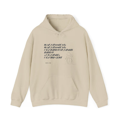 Hoodie "On ne pleure pas" - Écrit en Bleu