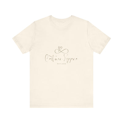 T-shirt "C mon Xygène" écrit beige