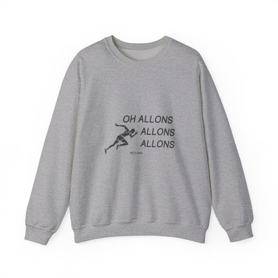 Sweatshirt "Oh Allons Allons" - Écrit Noir