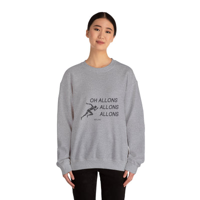 Sweatshirt "Oh Allons Allons" - Écrit Noir