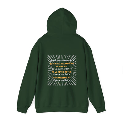 Hoodie "Ça va péter" écrit blanc