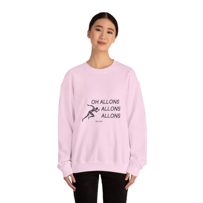 Sweatshirt "Oh Allons Allons" - Écrit Noir