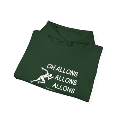 Hoodie "Oh Allons Allons" - Écrit Blanc