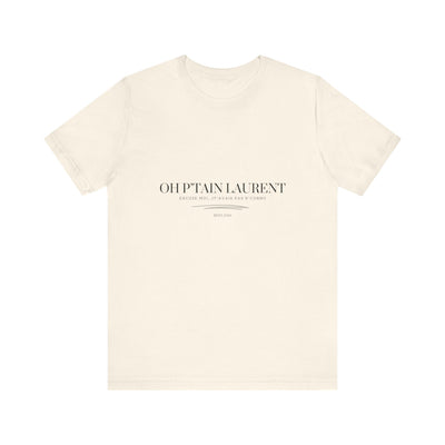 T-shirt "Oh Ptain Laurent" classique blanc