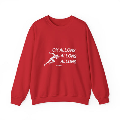 Sweatshirt "Oh Allons Allons" - Écrit Blanc