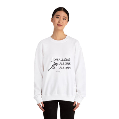 Sweatshirt "Oh Allons Allons" - Écrit Noir