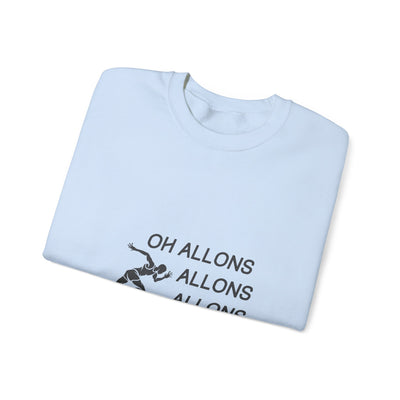 Sweatshirt "Oh Allons Allons" - Écrit Noir