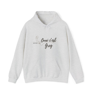 Hoodie "Ouais c’est Greg" - Texte noir