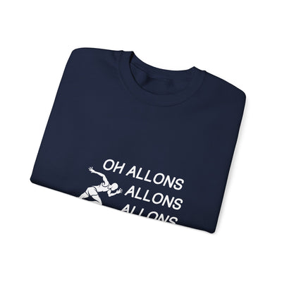 Sweatshirt "Oh Allons Allons" - Écrit Blanc