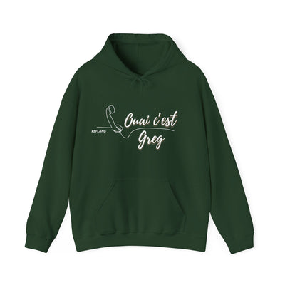 Hoodie "Ouais c’est Greg" - Texte Blanc