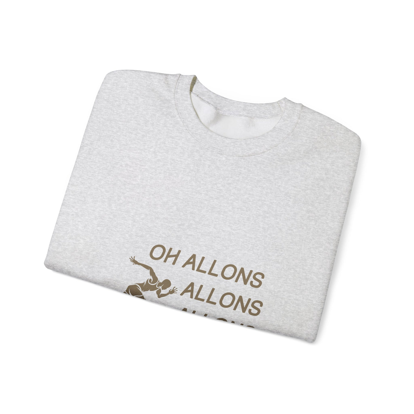 Sweatshirt "Oh Allons Allons" - Écrit Beige