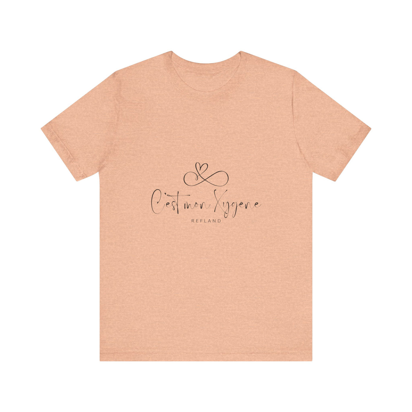T-shirt "C mon Xygène" écrit noir