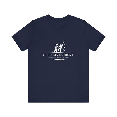 T-shirt - "Oh Ptain Laurent" show blanc