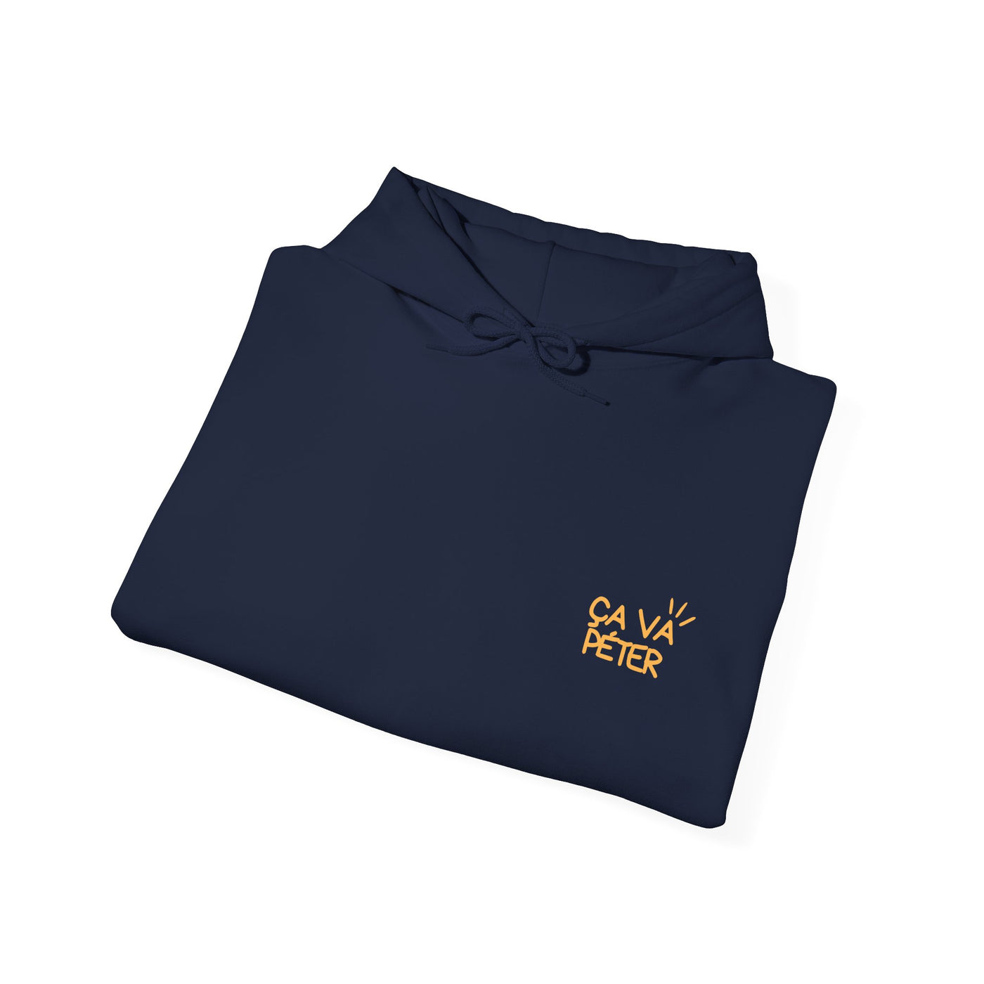Hoodie "Ça va péter" ecrit jaune