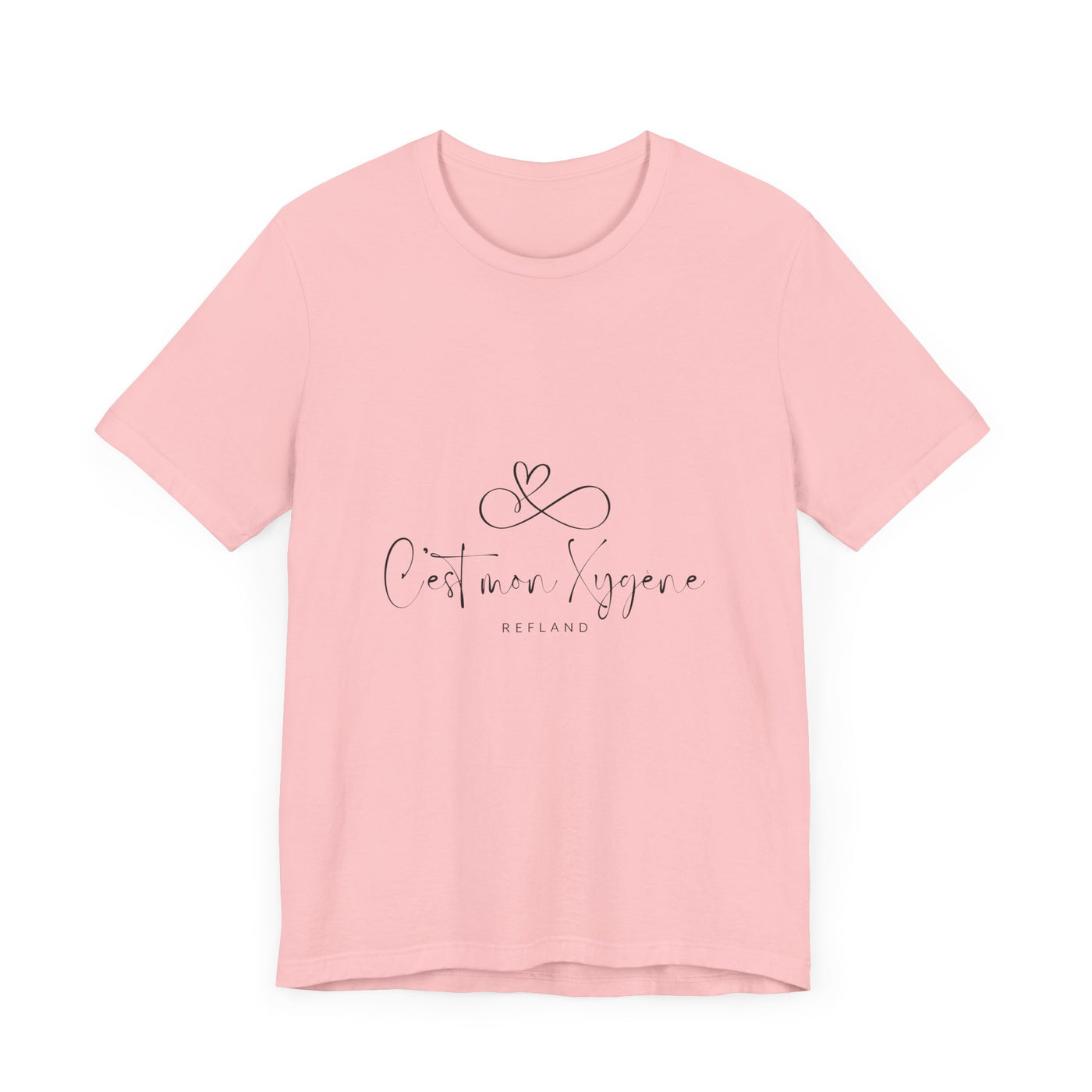 T-shirt "C mon Xygène" écrit noir