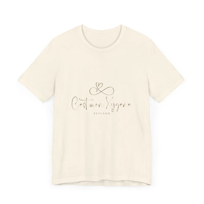 T-shirt "C mon Xygène" écrit beige
