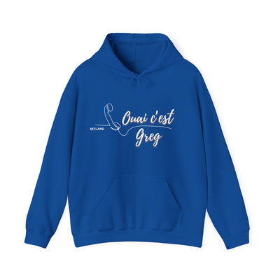Hoodie "Ouais c’est Greg" - Texte Blanc