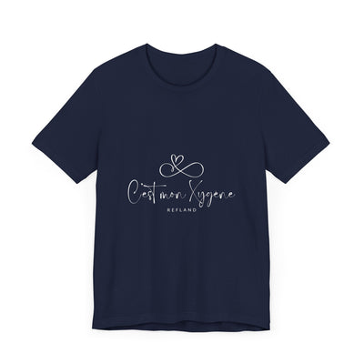 T-shirt "C mon Xygène" écrit blanc