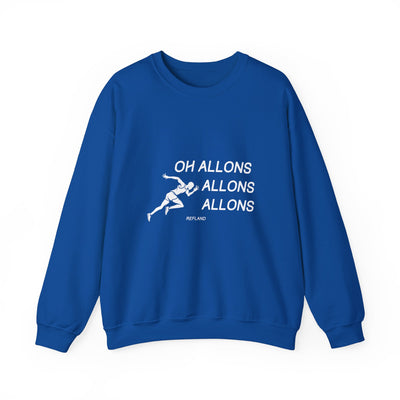 Sweatshirt "Oh Allons Allons" - Écrit Blanc