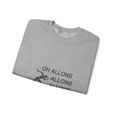 Sweatshirt "Oh Allons Allons" - Écrit Noir