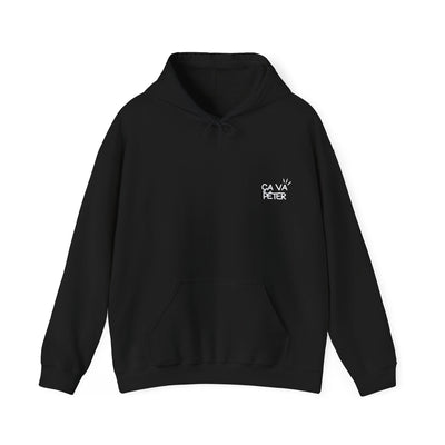 Hoodie "Ça va péter" écrit blanc
