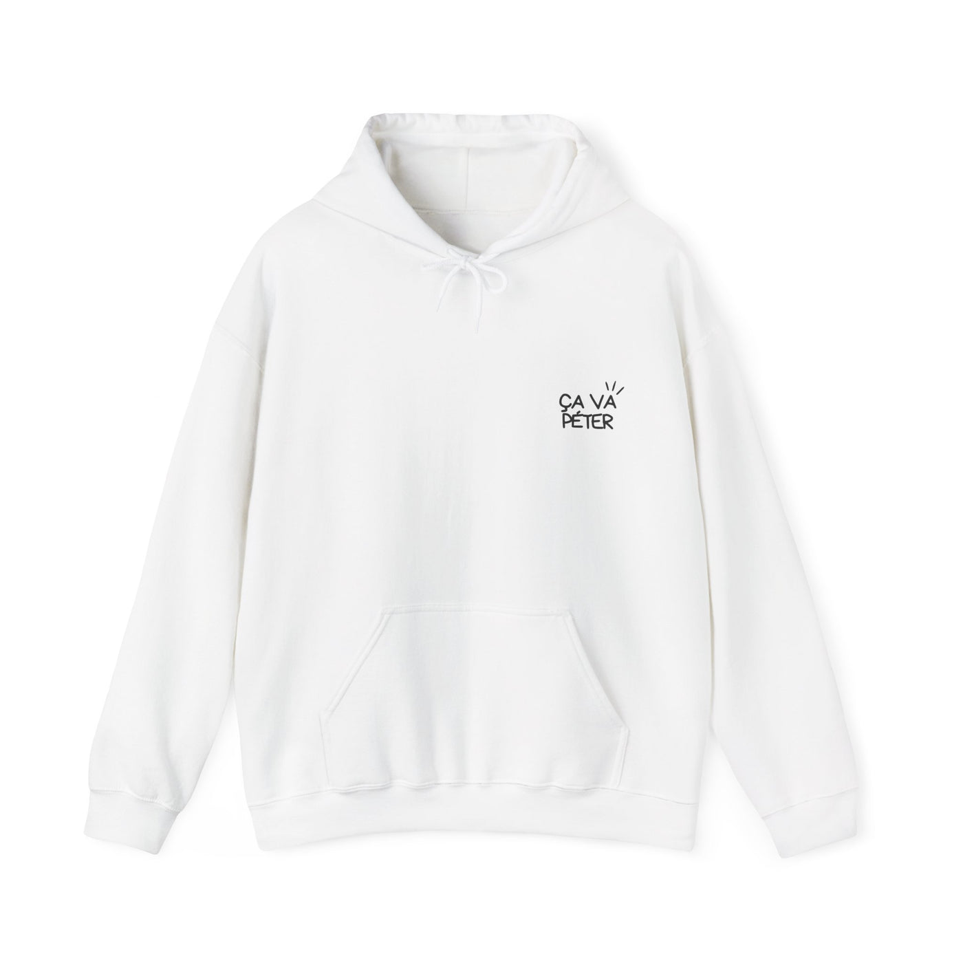 Hoodie "Ça va péter" ecrit noir