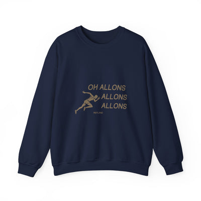 Sweatshirt "Oh Allons Allons" - Écrit Beige