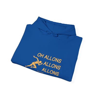 Hoodie "Oh allons allons" - Texte Jaune