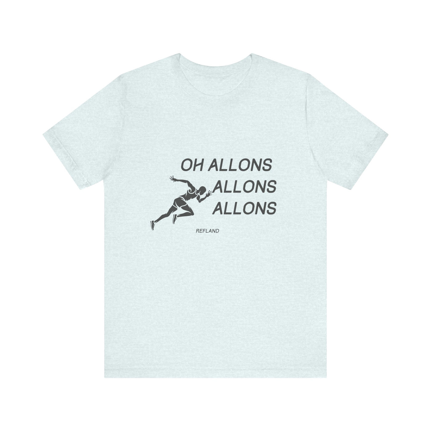 T-shirt "Oh Allons Allons" ecrit noir