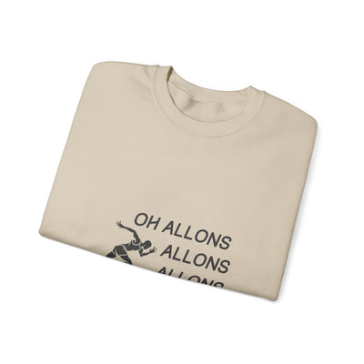 Sweatshirt "Oh Allons Allons" - Écrit Noir