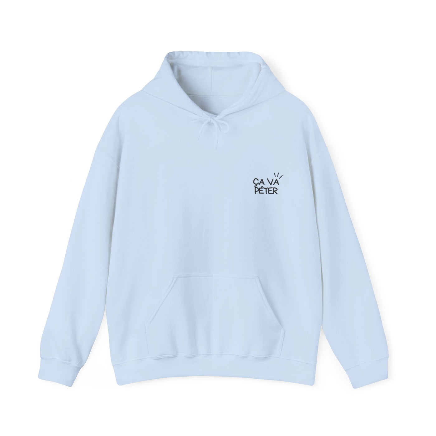 Hoodie "Ça va péter" ecrit noir