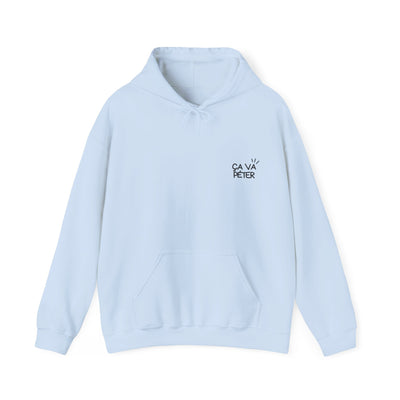 Hoodie "Ça va péter" ecrit noir