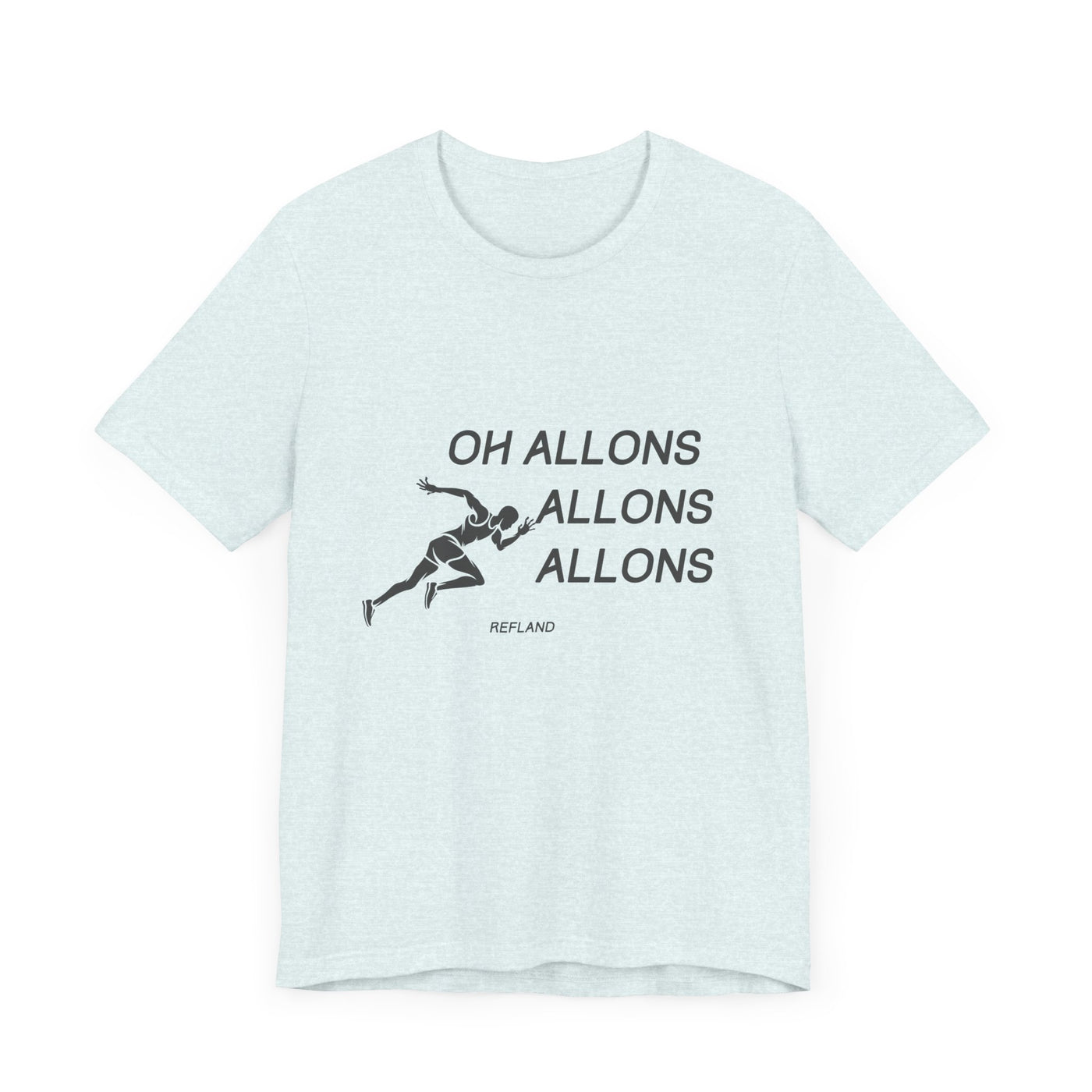 T-shirt "Oh Allons Allons" ecrit noir