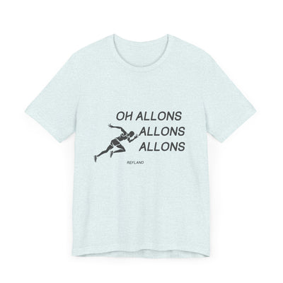 T-shirt "Oh Allons Allons" ecrit noir