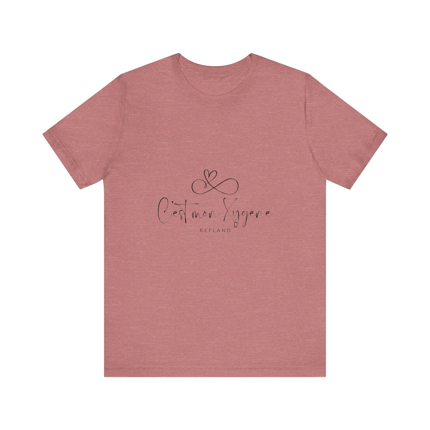 T-shirt "C mon Xygène" écrit noir