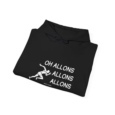 Hoodie "Oh Allons Allons" - Écrit Blanc